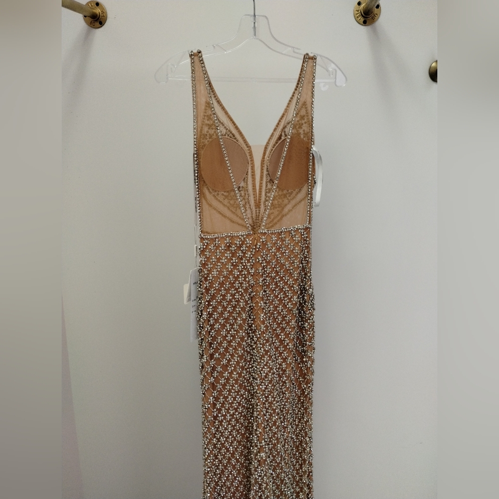 Portia and Scarlett Rhinestone Embellished Gown 4 - Picture 10 of 12
